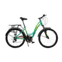 Городской велосипед дамка CROSS ELITE 26" 17» Зеленый