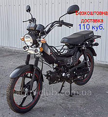 Мотоцикл Дельта 110 куб. SP125C-1CF, ЧОРНИЙ МАТОВИЙ, з безкоштовною доставкою