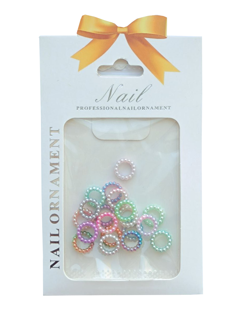 Об'ємний декор для нігтів No17 (кружечки мікс), фото 1