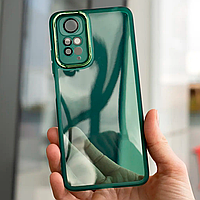 Силіконовий чохол Solid Color із захистом камери Xiaomi Redmi Note 9 Green