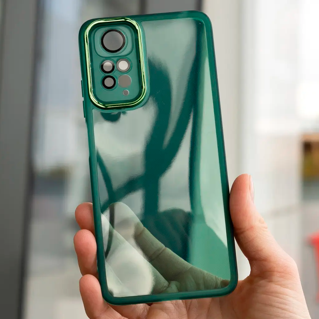 Силіконовий чохол Solid Color із захистом камери Xiaomi Redmi 9A / 9i / 9AT Green - фото 1 - id-p2072212417