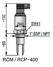 Сигналізатор рівня вібраційний NIVOSWITCH RCM-4003, фото 3
