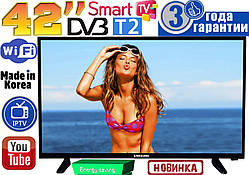 Телевізори Samsung SmartTV 42" 4K 3840x2160! LED, IPTV, T2,WIFI,USB