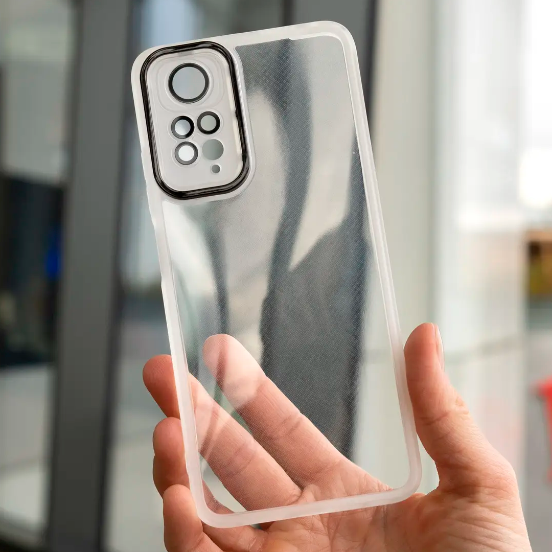Силіконовий чохол Solid Color із захистом камери Xiaomi Redmi Note 8 White