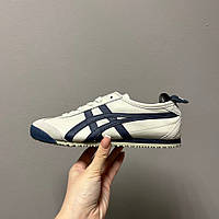 Білі шкіряні чоловічі кросівки Asics Onitsuka Tiger Mexico 66 Birtch Piacoat