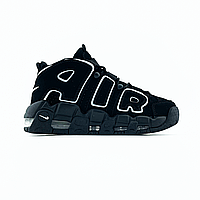 Мужские кроссовки Air More Uptempo 96 "Black/White" (топ качество)