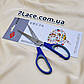 Ножиці для швейних робіт "DE XIAN" 17 см K78-2 / колір синій / лезо 7 см, фото 3