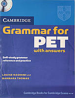Граматика Cambridge Grammar for PET with answers and Audio CD