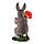 Декоративна садова фігурка "Зайчик з грибом" 12,7х11,6х24,2 см, з підсвічуванням, декоративна статуетка, фото 3