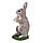Декоративна садова фігурка "Зайчик з грибом" 12,7х11,6х24,2 см, з підсвічуванням, декоративна статуетка, фото 4