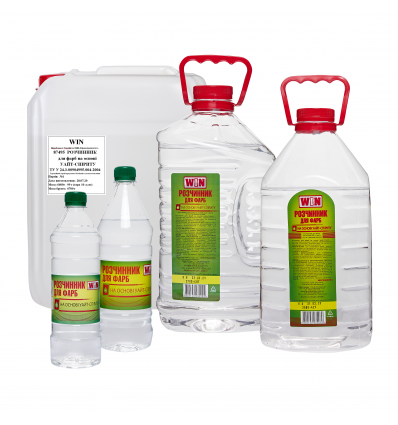 Розчинник Сольвент TW WIN (тара 0,8 л; пет) (0,55 кг)