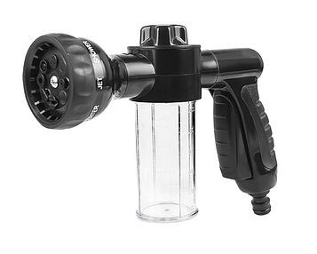 Піноутворюючий пістолет для авто 8 режимів / Водяний пістолет для миття авто / Пістолет для детейлінгу авто