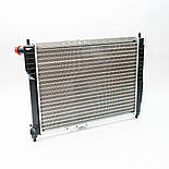 Радіатор охолодження Daewoo Lanos 1,5 і/1,6 і (без кондиціонера) LSA LA 96351263 ECO біла упаковка, фото 2