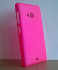 Пластиковий чохол для Lumia 535 рожевий
