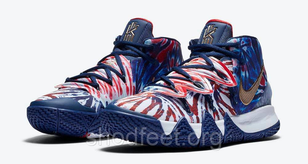 Чоловічі баскетбольні кросівки Nike Kybrid S2 Tie Dye USA, фото 1