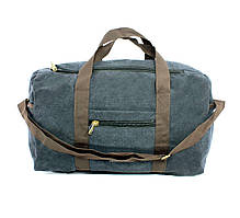 Дорожня сумка-рюкзак, 40 л, брезентова, тканинна ручка, наплічний ремінь, лямки, розмір 50*32*25 см, чорна