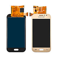 Дисплей SAMSUNG J110 Galaxy J1Ace (2016) с регулируемой подсветкой с золотым тачскрином