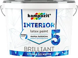 Фарба інтер’єрна INTERIOR 5 (Колір: Білий, Фасування: 7 кг, Блиск: Глибоко-матовий)