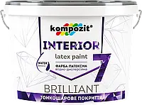 Фарба інтер єрна INTERIOR 7 (Колір: Білий, Фасування: 4,2 кг, Блиск: Глибоко-матовий)