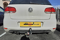Фаркоп Volkswagen Golf 6 хетчбек 2008-2014 (Фольксваген Гольф 6) оцинкований на болтах