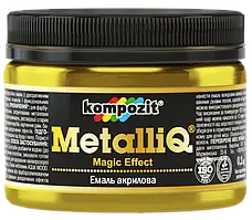 Емаль акрилова METALLIQ® (Колір: Червоне золото, Фасування: 0,1 кг, Блиск: Не визначається)