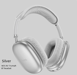 Блютуз навушники Hoco W35 Stereo Bluetooth Headphones silver