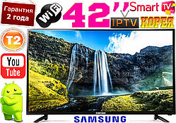 Нові телевізори Samsung SmartTV 42" 4K 3840x2160! LED, IPTV, T2,WIFI,USB, Корея