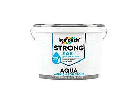 Лак для каменю STRONG® AQUA (Колір: Безбарвний, Фасування: 10 л, Блиск: Не визначається)