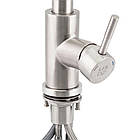 Змішувач для кухні Aria 015FL-13 U-подібний висувний вилив і аератор — 48 00 024 10, Lidz, фото 2