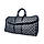 Дорожна сумка із шкірзамінника 41412 одне відділення з"ємний ремінь ручки розміри: 55*25*30см чорна, фото 2