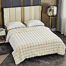 Покривало Vip Шиншила - Кролик Kvadrat 200*230 - молочний