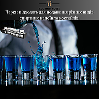 Набір чарок на дерев'яній підставці 6шт. Cooking House, 30мл. Набір стопок, рюмка., фото 8