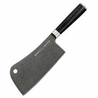Нож топорик кухонный Samura MO-V Stonewash , 180мм