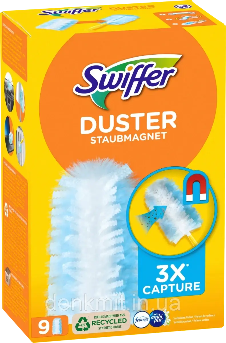 Запаски для пило збірника Swiffer kit, 9шт