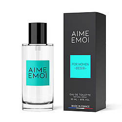 Туалетна вода з феромонами для жінок RUF AIME EMOI, 50 ml