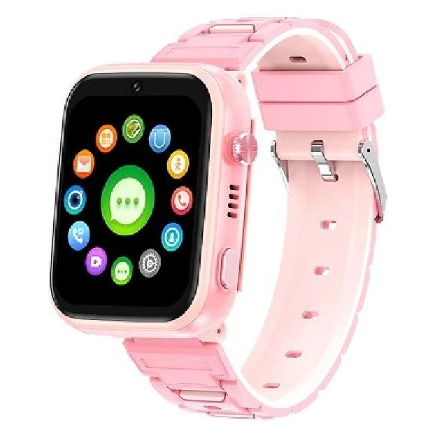 Дитячий смарт годинник-телефон Smart Baby Watch XO H130 4G GPS WiFi Рожеві