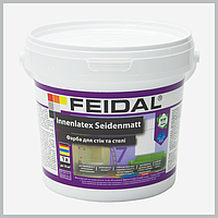 Акрилова фарба FEIDAL Innenlatex Seidenmatt білий матовий для стелі та стін