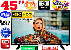Акція! Телевізори Samsung SmartTV 45" 4K 3840x2160! LED, IPTV, T2,WIFI,USB