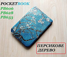 Жіночий чохол на PocketBook 628 Touch Lux 5 (PB 606/PB 633) футляр покетбук тач люкс 5 з малюнком