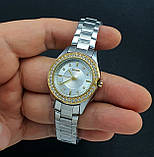 Жіночий класичний наручний стрілочний годинник зі сталевим браслетом Skmei 1534 GDSI, фото 3