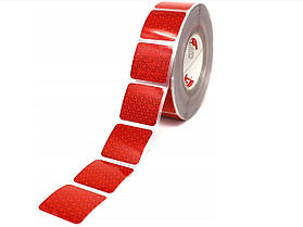 Світловідбивна самоклейна стрічка (жовта) сегментна ORAFOL™ 50мм, фото 5