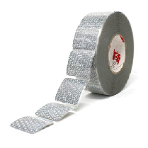 Світловідбивна самоклейна стрічка (жовта) сегментна ORAFOL™ 50мм, фото 4