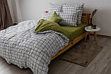 Комплект постільної білизни ТЕП "Happy Sleep" Olive Check, 50x70 сімейний, фото 6