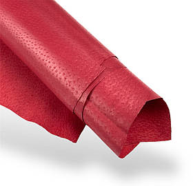 Шкіра підкладкова вощена свиняча колір червоний (Туреччина)