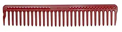 Гребінець JRL для стрижки волосся червоний JRL-303RED