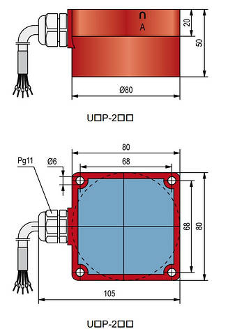 Ультразвуковий датчик відстані MICROSONAR UTP-2614, фото 2