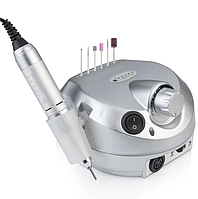 Фрезер для маникюра, BUCOS Nail Drill ZS-601 PRO SILVER, 45W, 35000 об/мин, + 6 улучшенных фрез, цвет: серебро