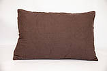 Подушка "SLEEPCOVER LIGHT" 50*70 см (650г) (microfiber) Коричневий, фото 6