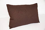 Подушка "SLEEPCOVER LIGHT" 50*70 см (650г) (microfiber) Коричневий, фото 7