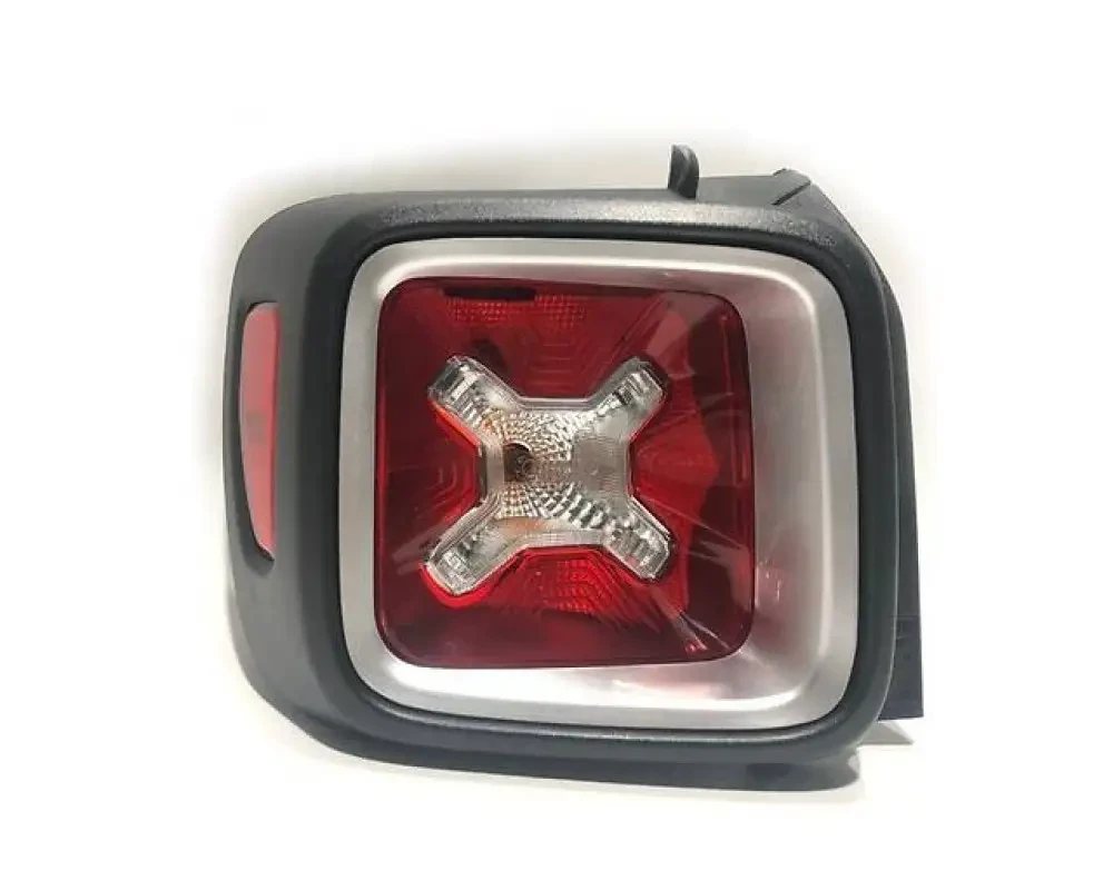 Ліхтар (стоп) лівий Jeep Renegade 14- (Китай) LED, срібна рамка 68256062AA